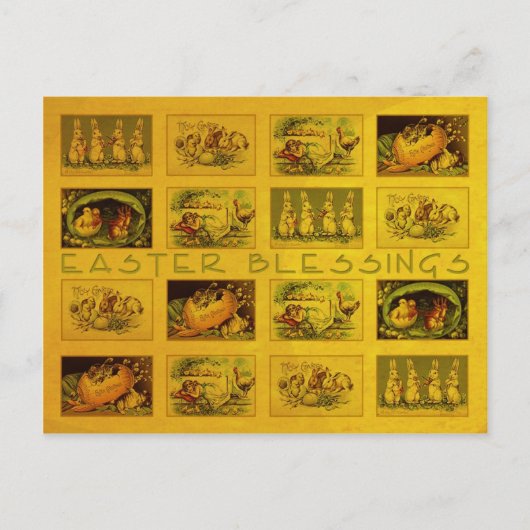 Ostersegnung Feiertagspostkarte (Vorderseite)