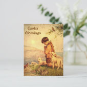 Ostersegnung Feiertagspostkarte (Stehend Vorderseite)