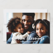 Ostersegnung Foto Modernes Feiertagskarte (Vorderseite)