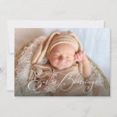 Ostersegnung Fotokarte Feiertagskarte (Vorderseite)