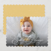 Ostersegnung Fotokarte Feiertagskarte (Vorne/Hinten)