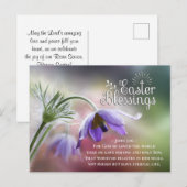 Ostersegnung Gott so liebte die Welt Johannes 3:16 Postkarte (Vorne/Hinten)
