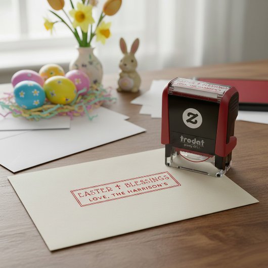 Ostersegnung Heiliges Kreuz Permastempel