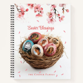 Ostersegnung Ich schneide Bilder Notebook Notizblock