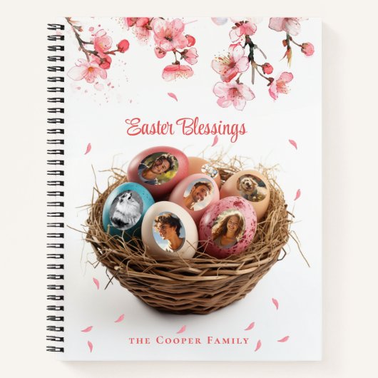 Ostersegnung Ich schneide Bilder Notebook Notizblock (Vorderseite)