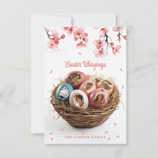 Ostersegnung Ich schneide Bilder Weihnachtskarte a (Vorderseite)