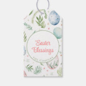 Ostersegnung | INDIVIDUELLE NAME | Botanisch Geschenkanhänger (Vorderseite)