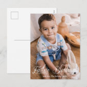 Ostersegnung Kleinkinder Foto Feiertagspostkarte (Vorne/Hinten)