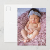 Ostersegnung Kleinkinder Foto Feiertagspostkarte (Vorne/Hinten)