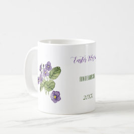 Ostersegnung lila violette Tasse