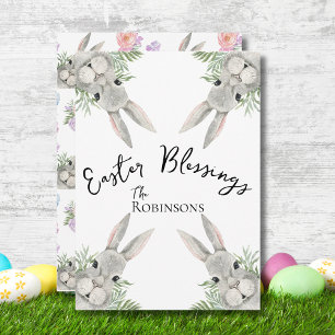 Ostersegnung Neugierige, graue, sonnige grüne Blät