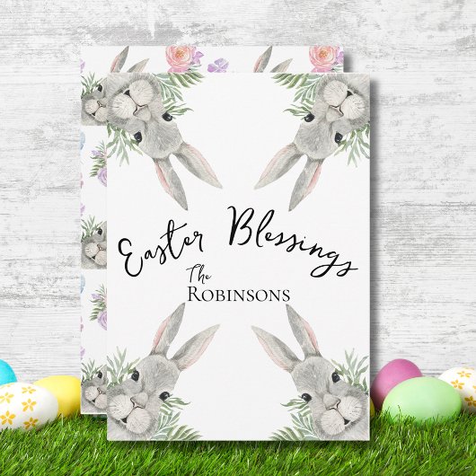 Ostersegnung Neugierige, graue, sonnige grüne Blät