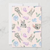 Ostersegnung Neugierige Osterhase Sonnenpfirsich (Rückseite)