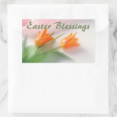 Ostersegnung Rechteckiger Sticker (Tasche)