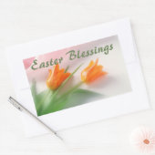 Ostersegnung Rechteckiger Sticker (Umschlag)