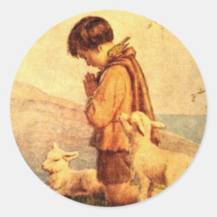 Ostersegnung Runder Aufkleber