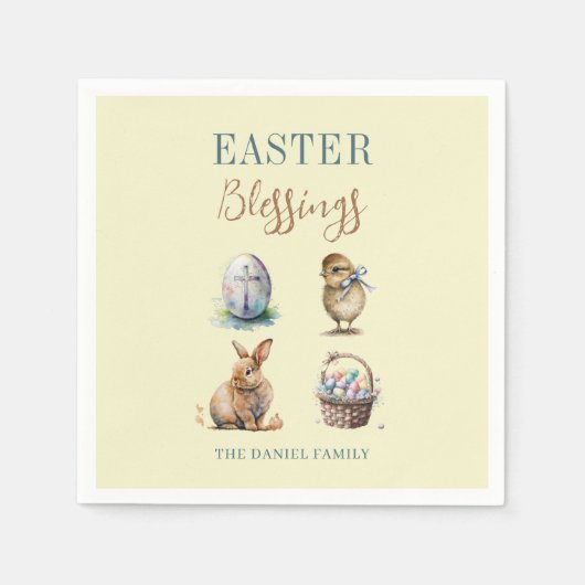 Ostersegnung Serviette (Vorderseite)