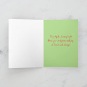 Ostersegnung Sonderlandestadt Blume Cross Karte (Innenseite)