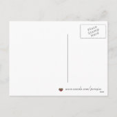 Ostersegnung ukrainische Volkskunst Feiertagspostkarte (Rückseite)