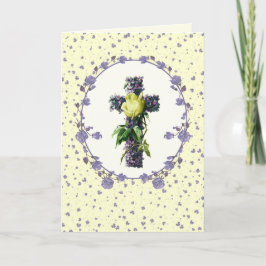 Ostersegnung. Vintages religiöses Ostern Feiertagskarte