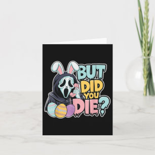 Osterskelett Bunny, aber hast du lustigen Frühling Karte