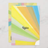 Ostersonne Auferstehung Gruß Feiertagskarte (Vorne/Hinten)