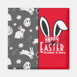 Ostersonne, einfache niedliche Familie Magnet