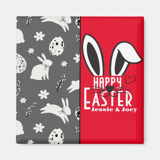 Ostersonne, einfache niedliche Familie Magnet (Vorne)