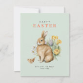 Ostersonne Feiertagskarte (Vorderseite)