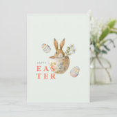 Ostersonne Feiertagskarte (Stehend Vorderseite)