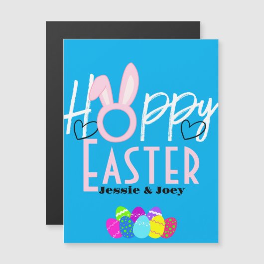 Ostersonne ganz einfach für niedliche Kinder Magnetkarte (Vorne/Hinten)