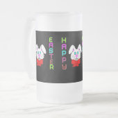 Ostersonne Große Mattierte Tasse (Vorderseite Links)