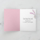 Ostersonne im Wasser für Enkelin Feiertagskarte (Innenseite)