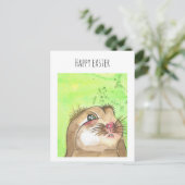 Ostersonne in Braun Postkarte (Stehend Vorderseite)