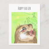 Ostersonne in Braun Postkarte (Vorderseite)