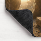 Ostersonne in einem leeren Grab Mousepad (Ecke)