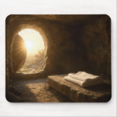 Ostersonne in einem leeren Grab Mousepad (Vorne)