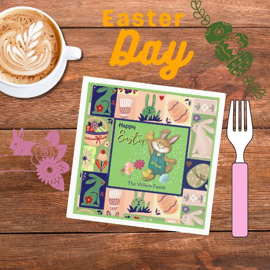 Ostersonne, kundenspezifisch farbig serviette