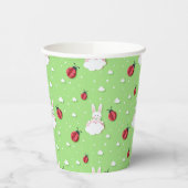 Ostersonne & Ladybugs Musterpapier Pappbecher (Links)