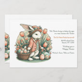 Ostersonne mit Ankündigung zur Beförderung von Eie (Vorne/Hinten)