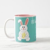 Ostersonne oder Frühjahrsgeschenk Zweifarbige Tasse (Links)