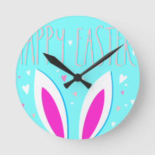 Ostersonne Runde Wanduhr