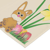 Ostersonne und Affodien - Holiday Table Runner Kurzer Tischläufer (Ecke)