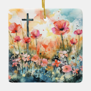 Ostersonnenaufgang Keramikornament