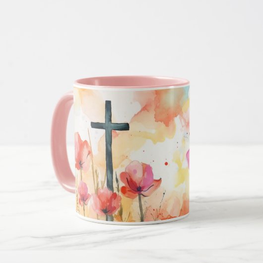 Ostersonnenaufgang Tasse (Vorderseite Links)
