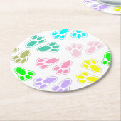 Ostersonnenbeschlag Muster kundenspezifisch Runder Pappuntersetzer (Angewinkelt)