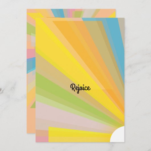 Ostersonnendienst Einladungen (Vorne/Hinten)