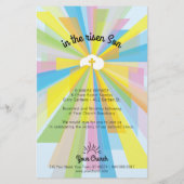 Ostersonnendienst Einladungen Flyer (Hinten)