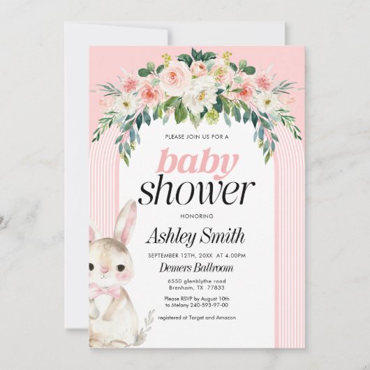 Ostersonnendusche Einladung (Vorderseite)