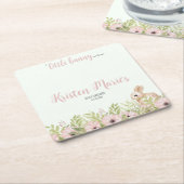 Ostersonnendusche Rechteckiger Pappuntersetzer (angewinkelt)